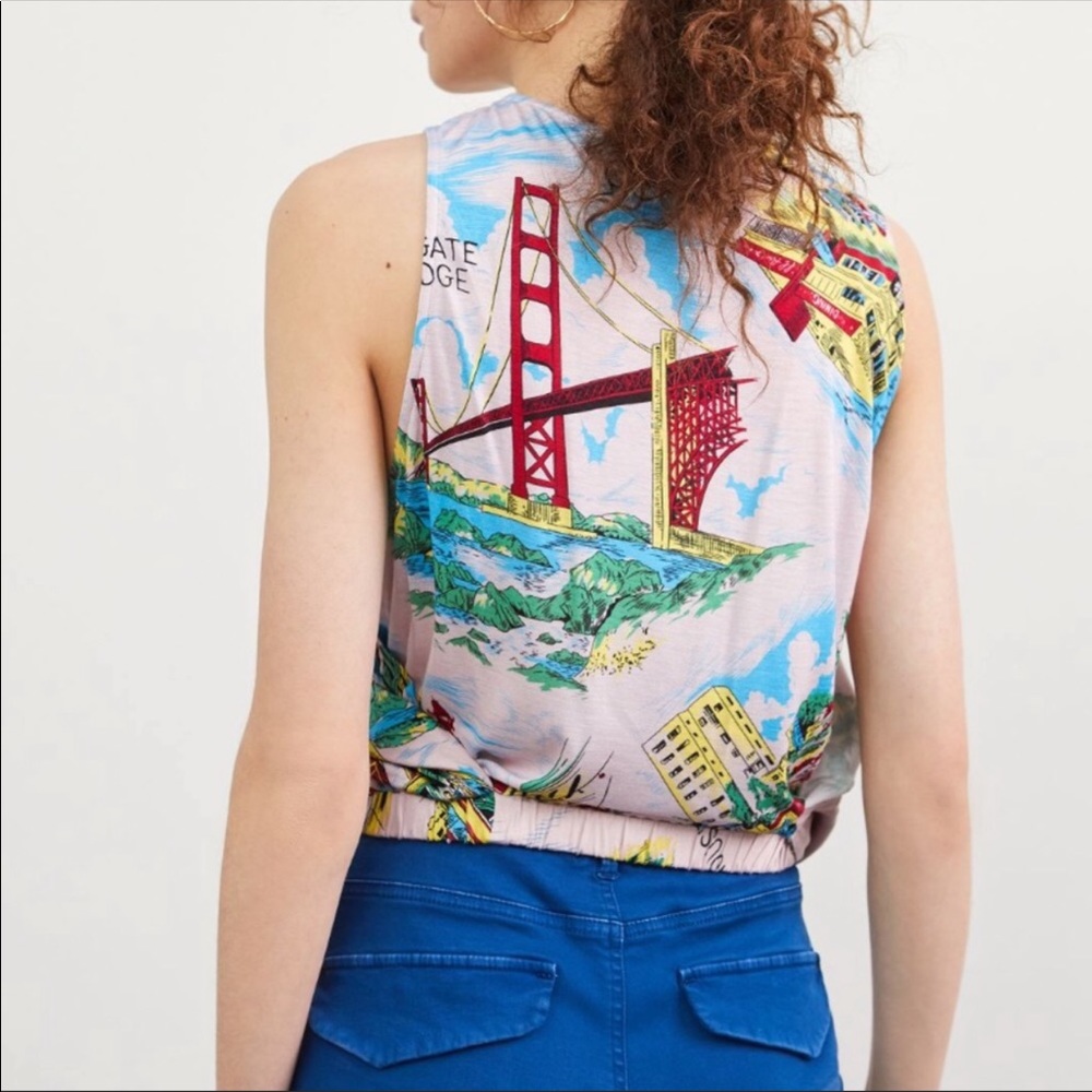POSTCARD WRAP TOP L - Picture 3 of 11